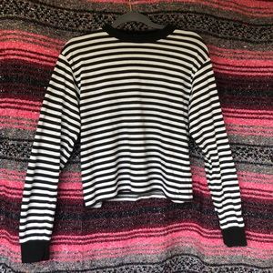Brandy Melville long sleeve striped tee
